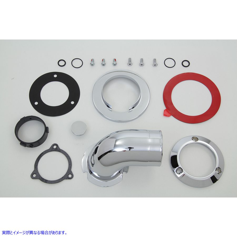 34-0067 ヘビーブリーザー エアクリーナーキット クローム 取寄せ Vツイン Heavy Breather Air Cleaner Kit Chrome (検索用／292
