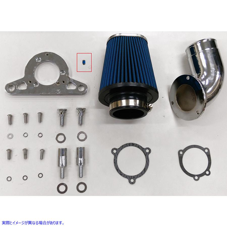 34-0080 ヘビーブリーザー パフォーマンス エアクリーナー キット クローム 取寄せ Vツイン Heavy Breather Performance Air Cle