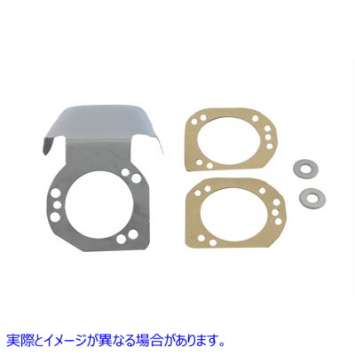 34-0100 インテークマニホールドカバー クローム 取寄せ Vツイン Intake Manifold Cover Chrome (検索用／27483-07