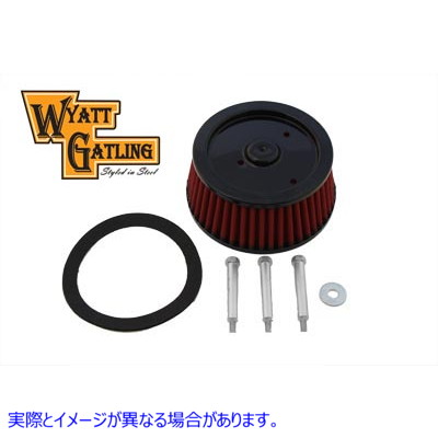 34-0115 ワイアット ガトリング エア フィルター アップグレード キット 取寄せ Vツイン Wyatt Gatling Air Filter Upgrade Kit