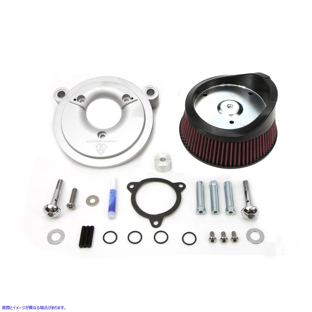 34-0192 ビッグサッカーエアクリーナーキット ステージI 取寄せ Vツイン Big Sucker Air Cleaner Kit Stage I (検索用／ Arlen N