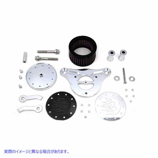 34-0235 ワイアット ガトリング エアクリーナー キット クローム 取寄せ Vツイン Wyatt Gatling Air Cleaner Kit Chrome (検索用