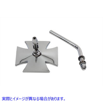34-0345 マルタミラークローム 取寄せ Vツイン Maltese Mirror Chrome (検索用／