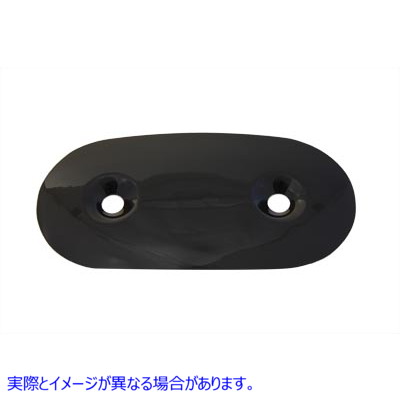 34-0432 【廃番】 ブラックオーバルエアクリーナーインサート 取寄せ Vツイン Black Oval Air Cleaner Insert (検索用／