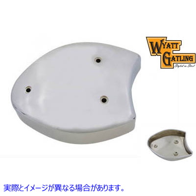 34-0453 ワイアット ガトリングスクープ エアクリーナー カバー クローム 取寄せ Vツイン Wyatt Gatling Scoop Air Cleaner Cove