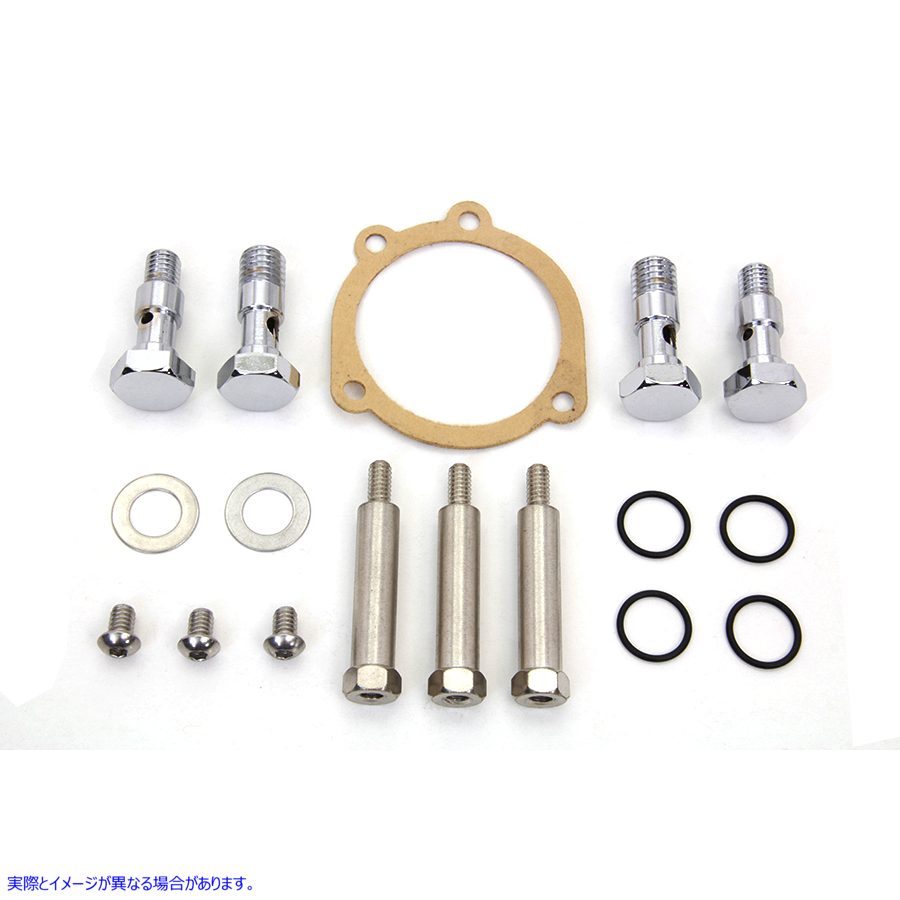 34-0464 ブリーザーボルトとスタッドのセット 取寄せ Vツイン Breather Bolt and Stud Set (検索用／