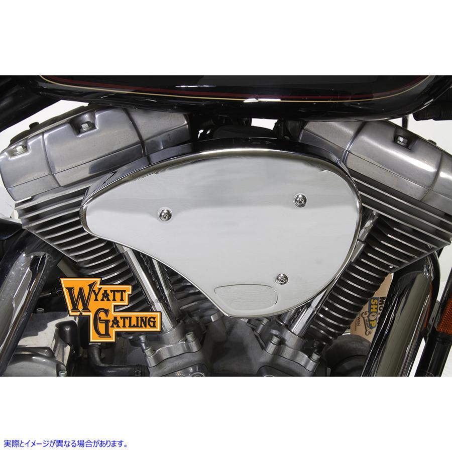 34-0483 ワイアットガトリングエアクリーナーキット 取寄せ Vツイン Wyatt Gatling Air Cleaner Kit (検索用／