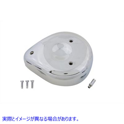34-0516 クローム ティアドロップ エア クリーナー アセンブリ 取寄せ Vツイン Chrome Teardrop Air Cleaner Assembly (検索用／