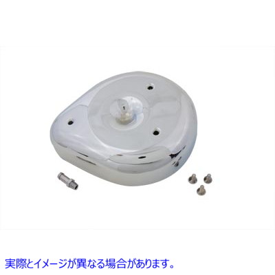 34-0520 クローム ティアドロップ エア クリーナー アセンブリ 取寄せ Vツイン Chrome Teardrop Air Cleaner Assembly (検索用／