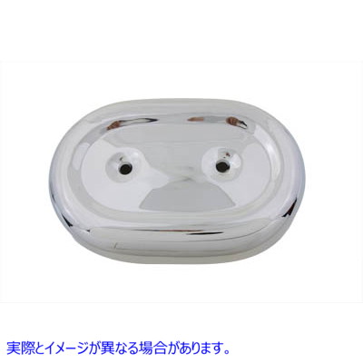 34-0559 オーバルエアクリーナーカバー クローム 取寄せ Vツイン Oval Air Cleaner Cover Chrome (検索用／29084-73