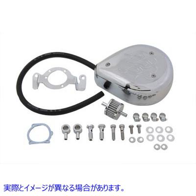 34-0651 ティアドロップ エアクリーナーキット クロームフレーム 取寄せ Vツイン Teardrop Air Cleaner Kit Chrome Flame (検索