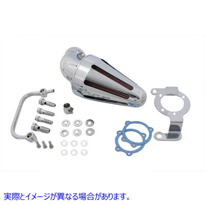 34-0670 スパイク エアクリーナー ブリーザー クローム 取寄せ Vツイン Spike Air Cleaner Breather Chrome (検索用／
