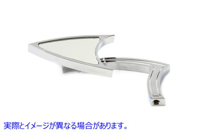 34-0717 オーディン アロー スタイル ミラービレット 取寄せ Vツイン Odin Arrow Style Mirror Billet (検索用／