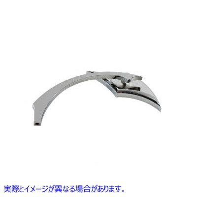 34-0721 ドルイドミラースピアスタイル、スピアビレットステム付き 取寄せ Vツイン Druid Mirror Spear Style with Spear Billet