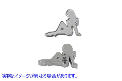 34-0795 レディラックミラーボディセット ビレット 取寄せ Vツイン Lady Luck Mirror Body Set Billet (検索用／