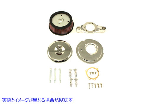 34-0809 ベロディッシュエアクリーナー クローム 取寄せ Vツイン Velo Dish Air Cleaner Chrome (検索用／