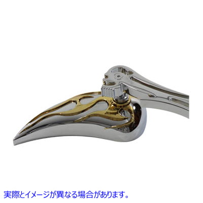 34-0864 クロームビレットティアドロップミラーセット 取寄せ Vツイン Chrome Billet Teardrop Mirror Set (検索用／