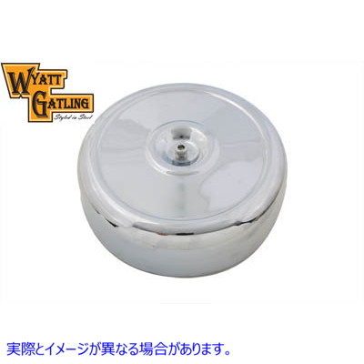 34-0946 ワイアット ガトリング エアクリーナー アセンブリ クローム 8インチ 取寄せ Vツイン Wyatt Gatling Air Cleaner Assemb