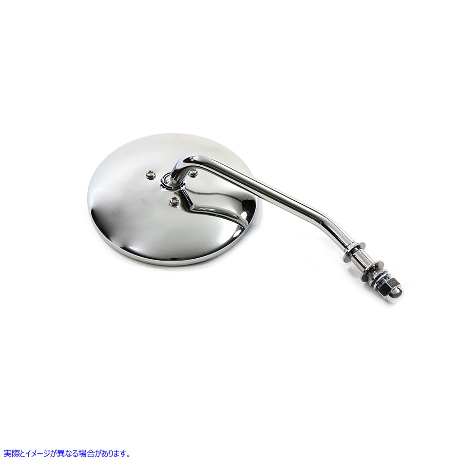 34-0997 ラウンドミラークローム 取寄せ Vツイン Round Mirror Chrome (検索用／91930-92T