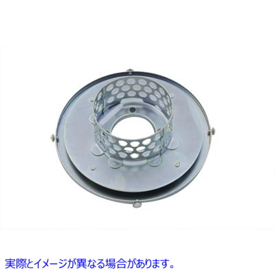 34-1004 6インチエアクリーナーバッキングプレート 6 inch Air Cleaner Backing Plate 取寄せ Vツイン (検索用／1402-35