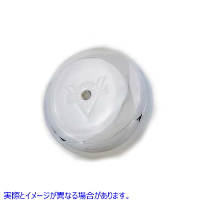34-1042 Vロゴ エアクリーナーカバー クローム 取寄せ Vツイン V-Logo Air Cleaner Cover Chrome (検索用／