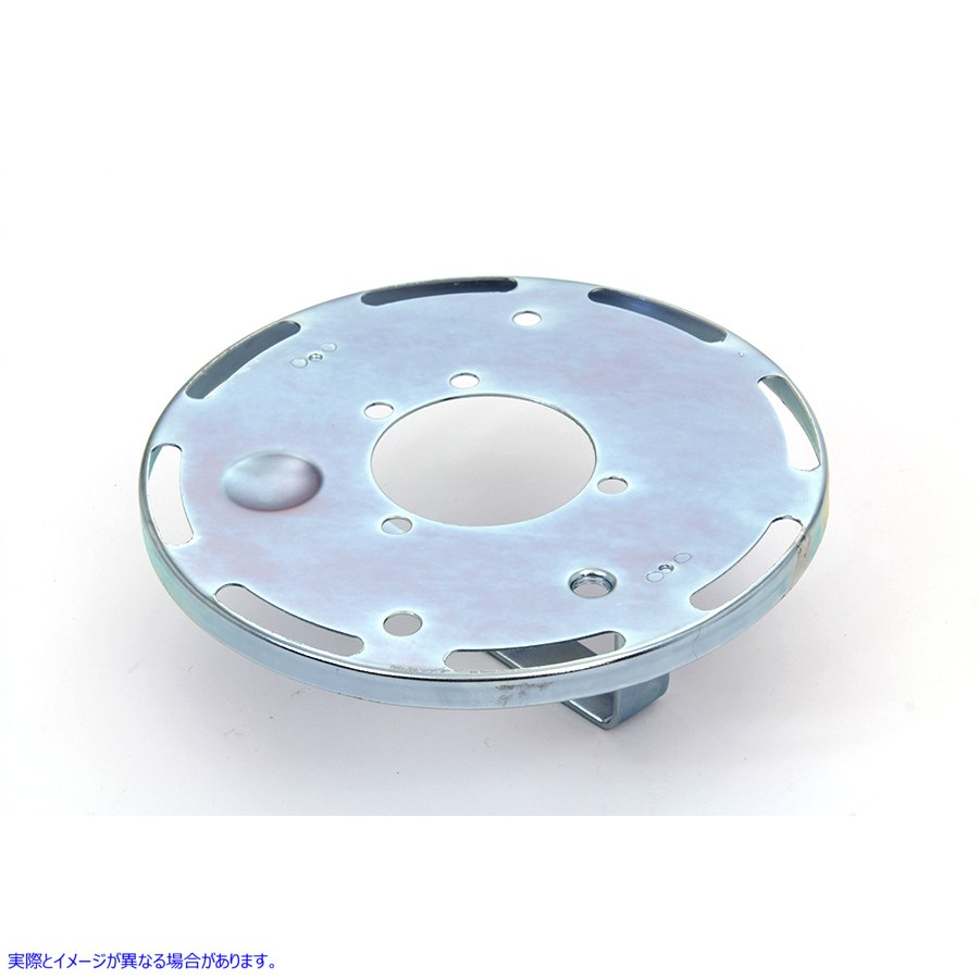 34-1044 7インチまたは8インチエアクリーナーバッキングプレート 取寄せ Vツイン 7 inch or 8 inch Air Cleaner Backing Plate (