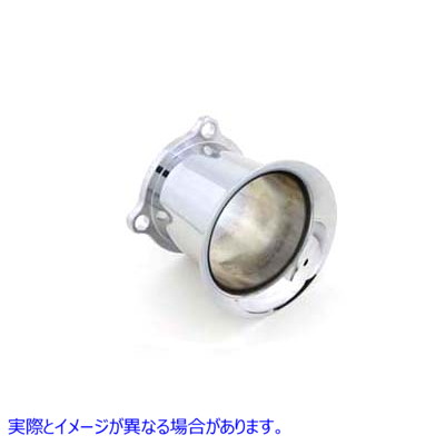 34-1103 クロム合金ベロシティスタック 取寄せ Vツイン Chrome 2.5 inch Velocity Stack Bendix (検索用／
