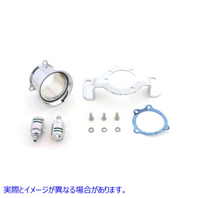 34-1151 ベロシティ スタック キット クローム 取寄せ Vツイン Velocity Stack Kit Chrome (検索用／