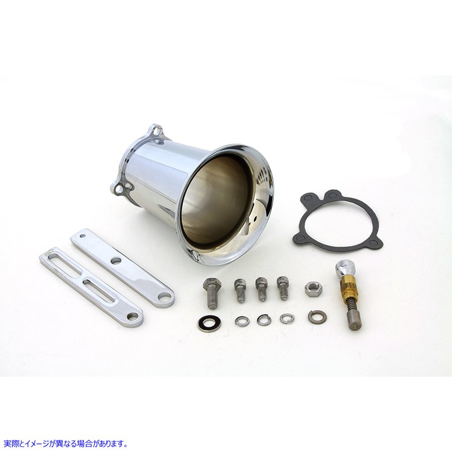 34-1165 スーパー ベロシティ スタック キット クローム 取寄せ Vツイン Super Velocity Stack Kit Chrome (検索用／