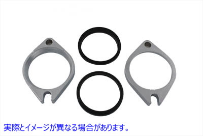 34-1188 EFI インテークマニホールドフランジセット クローム 取寄せ Vツイン EFI Intake Manifold Flange Set Chrome (検索用／