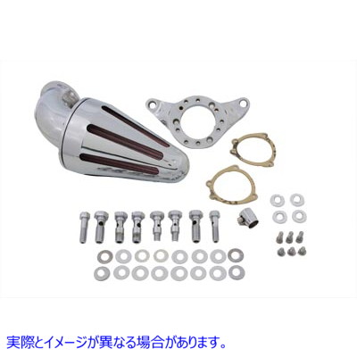 34-1211 エアクリーナーAssy コーンスタイル 取寄せ Vツイン Air Cleaner Assembly Cone Style (検索用／