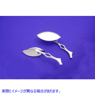 34-1214 イーグルアイ ミラーセット ビレットクローム 取寄せ Vツイン Eagle Eye Mirror Set Billet Chrome (検索用／