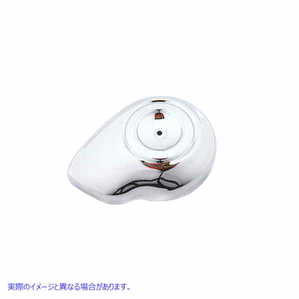 34-1291 エアクリーナーカバー クローム 取寄せ Vツイン 8 inch Teardrop Air Cleaner Cover Chrome (検索用／29184-08 28725-10