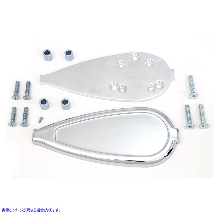 34-1301 ティアドロップキャブレターカバーキット 取寄せ Vツイン Teardrop Carburetor Cover Kit (検索用／