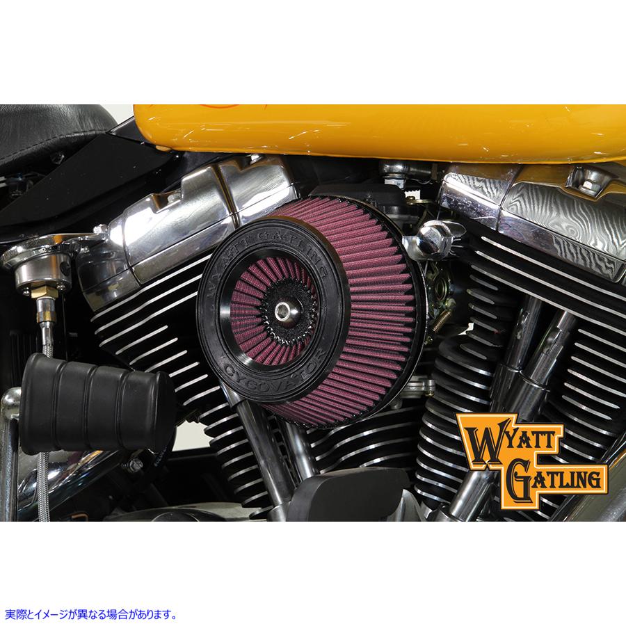 34-1334 ワイアット ガトリング倒立エア フィルター キット 取寄せ Vツイン Wyatt Gatling Inverted Air Filter Kit (検索用／
