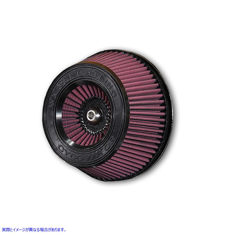 34-1365 ワイアットガトリングエアクリーナーアセンブリ 取寄せ Vツイン Wyatt Gatling Air Cleaner Assembly (検索用／