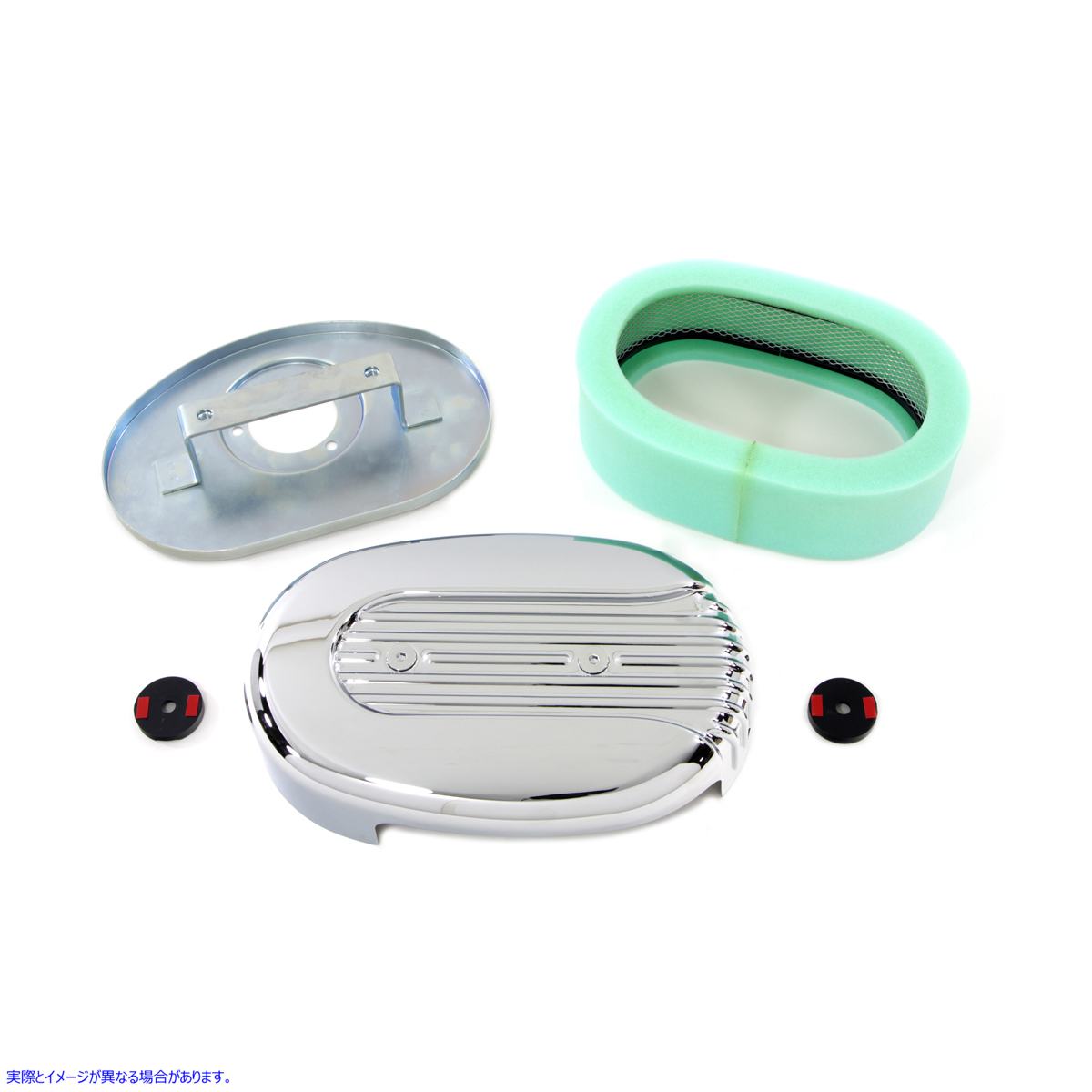34-1374 オーバルエアクリーナーAssy 取寄せ Vツイン Oval Air Cleaner Assembly (検索用／