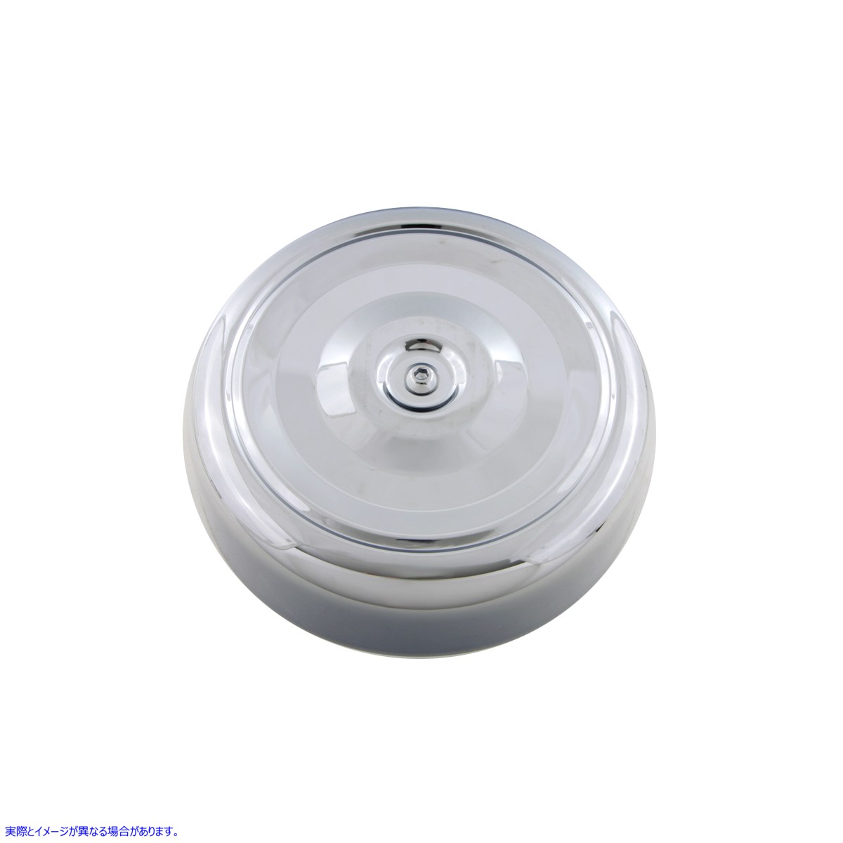 34-1379 クローム ラウンド おかっぱスタイル 7 インチ エア クリーナー カバー 取寄せ Vツイン Chrome Round Bobbed Style 7 in