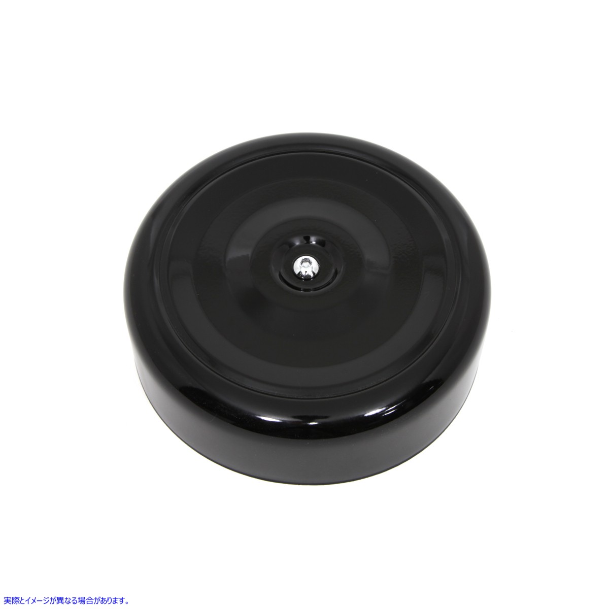 34-1380 ブラック ラウンド おかっぱスタイル 7 インチ エア クリーナー カバー 取寄せ Vツイン Black Round Bobbed Style 7 inc