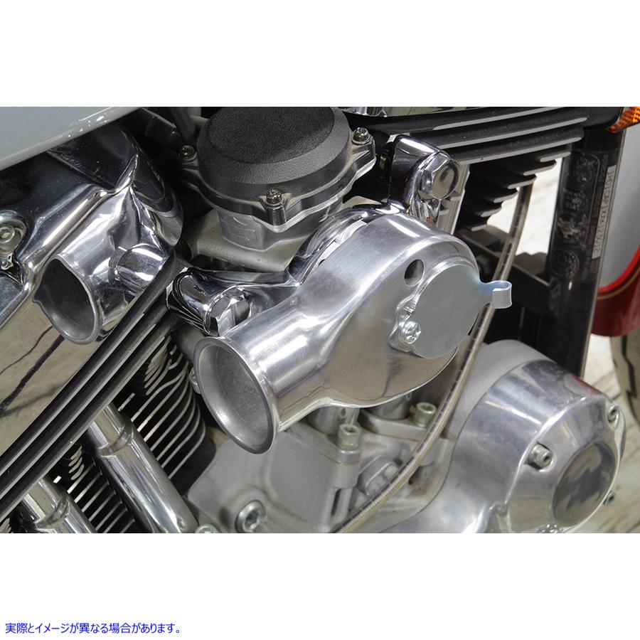 34-1403 ツーリスト トロフィー CV キャブレター エア スヌート キット ポリッシュ仕上げ 取寄せ Vツイン Tourist Trophy CV Car