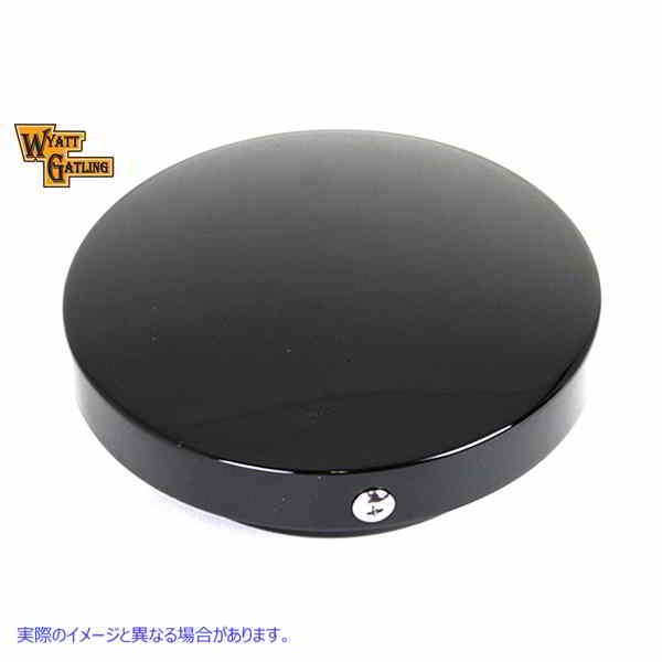 34-1422 ワイアット ガトリング ブラック ベイビー ムーン エアクリーナー 取寄せ Vツイン Wyatt Gatling Black Baby Moon Air C