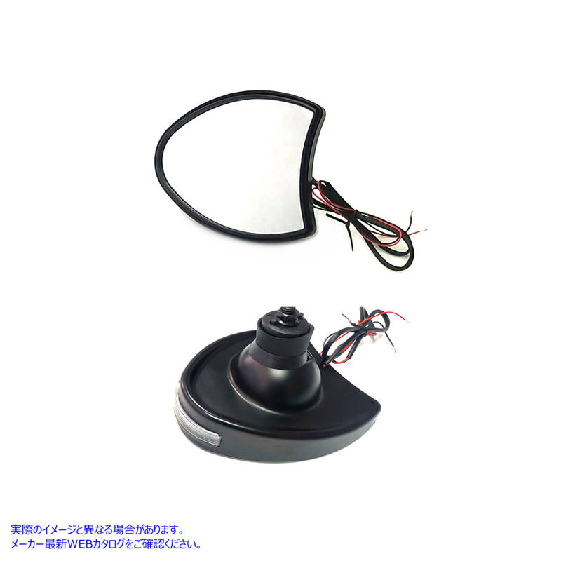 34-1453 フェアリングミラーセット クローム 取寄せ Vツイン Fairing Mirror Set Chrome (検索用／