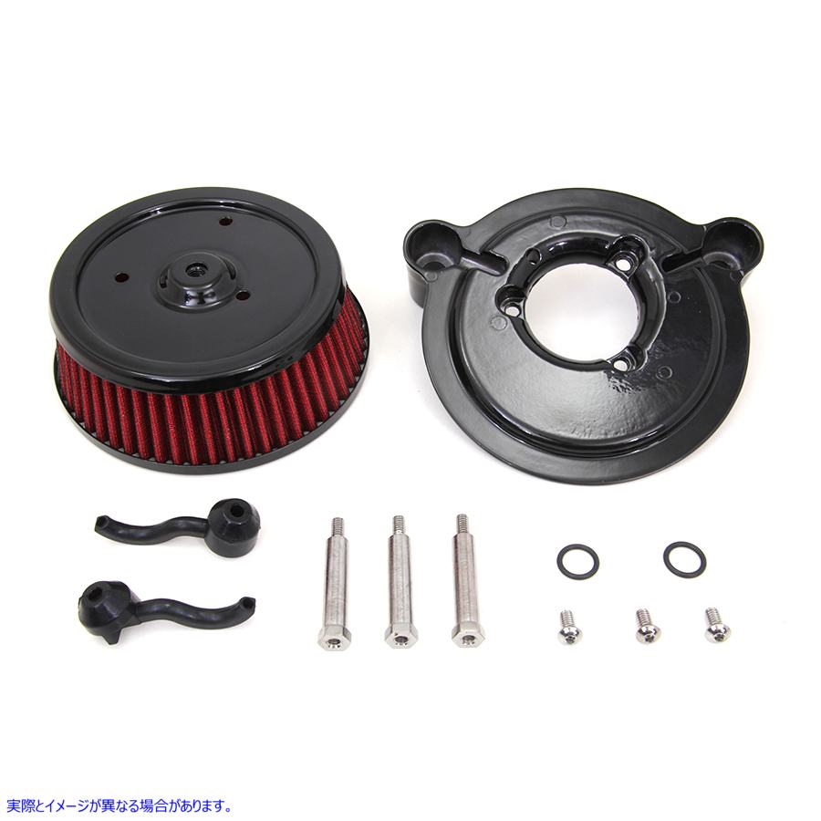 34-1463 エアクリーナーとバッキングプレート 取寄せ Vツイン Air Cleaner and Backing Plate (検索用／29773-02C