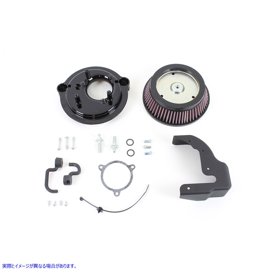 34-1466 パフォーマンスラウンドハイフローエアクリーナーキット 取寄せ Vツイン Performance Round High Flow Air Cleaner Kit