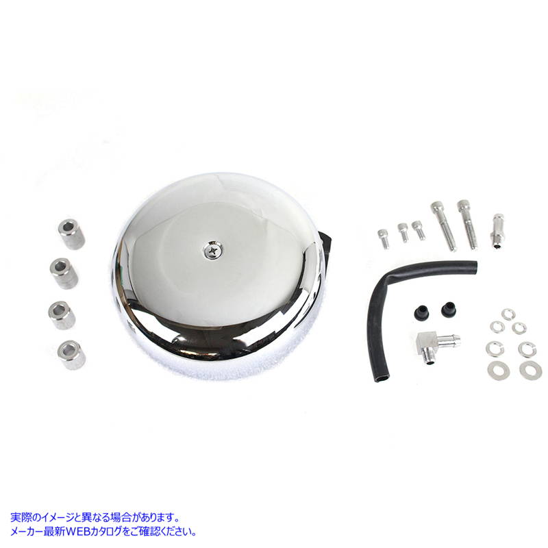 34-1467 ラウンドエアクリーナースムース 取寄せ Vツイン Round Air Cleaner Smooth (検索用／