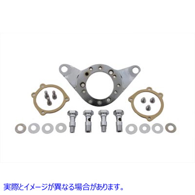 34-1519 エアクリーナーブラケットキット クロームビレット 取寄せ Vツイン Air Cleaner Bracket Kit Chrome Billet (検索用／