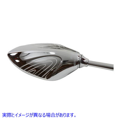 34-1586 Lazer ウイングミラーセット クローム 取寄せ Vツイン Lazer Wing Mirror Set Chrome (検索用／
