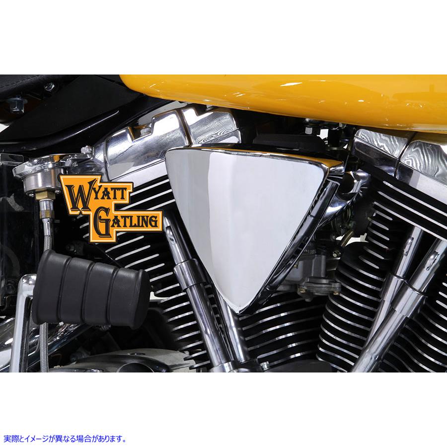 34-1604 ビレットワイアットガトリングエアクリーナーアセンブリ 取寄せ Vツイン Billet Wyatt Gatling Air Cleaner Assembly (
