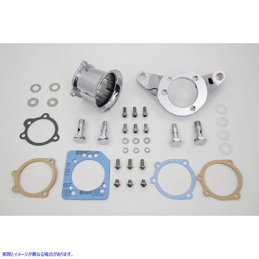 34-1609 クロム ワイアット ガトリング ベロシティ スタック アセンブリ 取寄せ Vツイン Chrome Wyatt Gatling Velocity Stack A