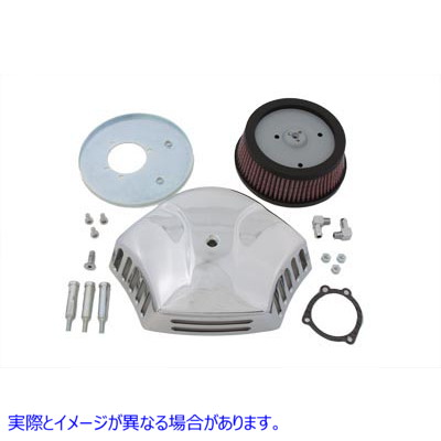 34-1882 V-Force エアクリーナーキット クロームビレット 取寄せ Vツイン V-Force Air Cleaner Kit Chrome Billet (検索用／